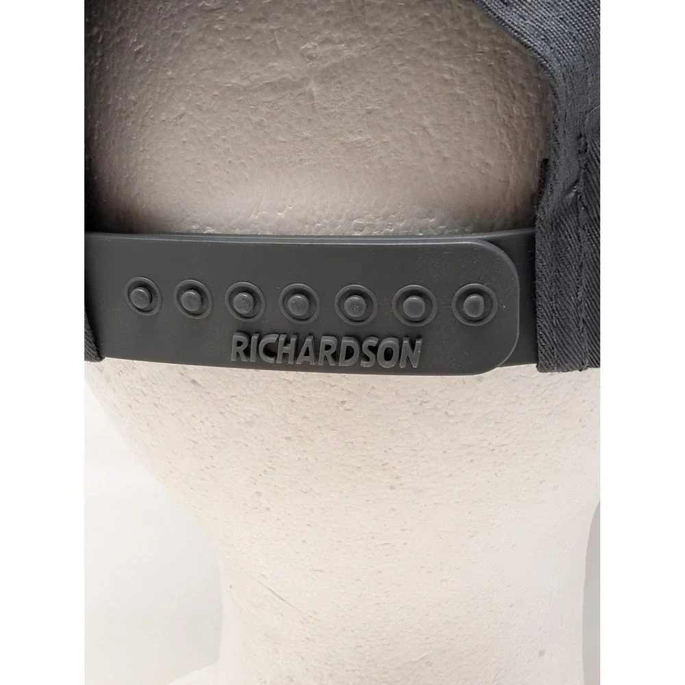Richardson Style 312 Snapback Hat Black Charcoal Surelock Security Co Cap